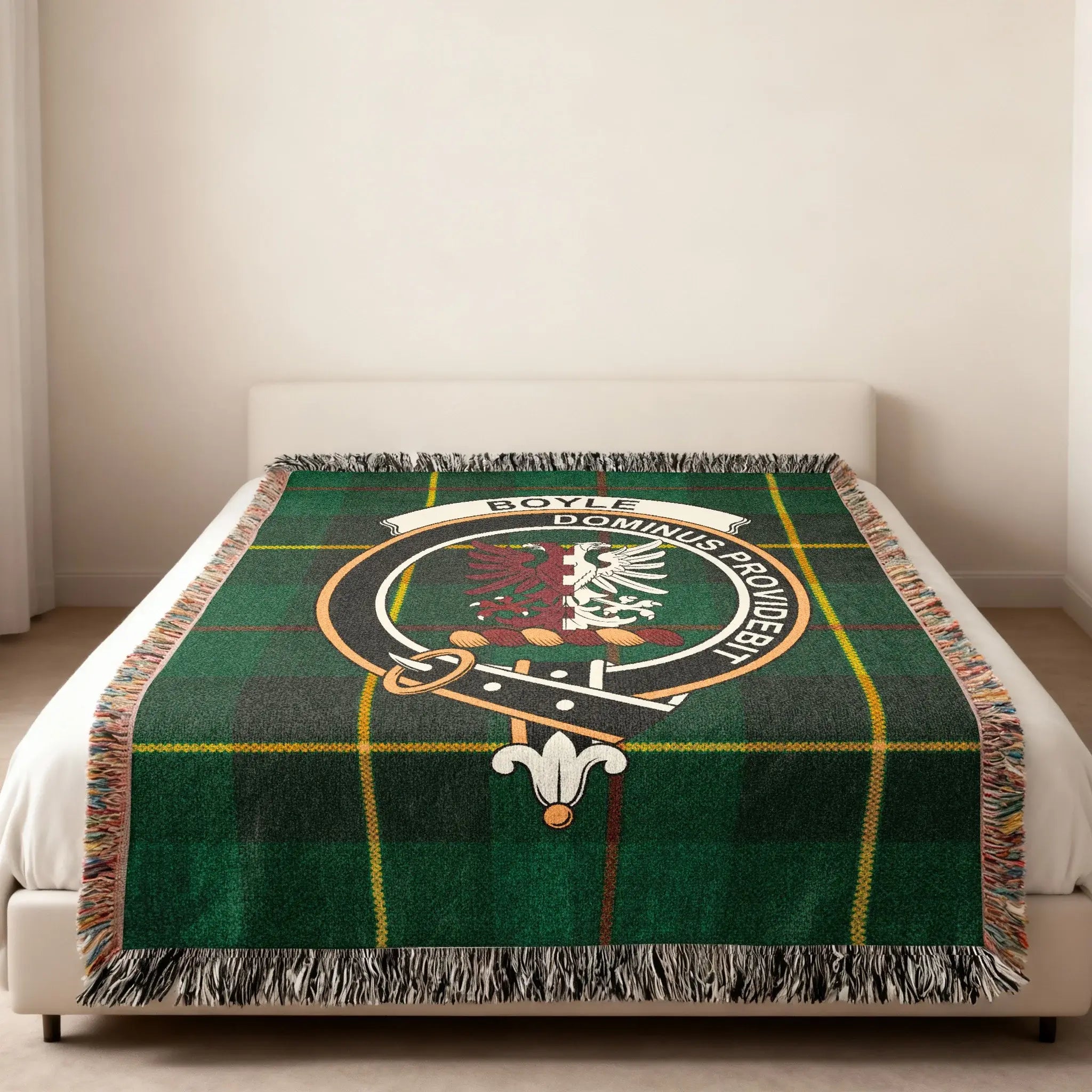 Boyle Dominus Providebit Crest Blanket