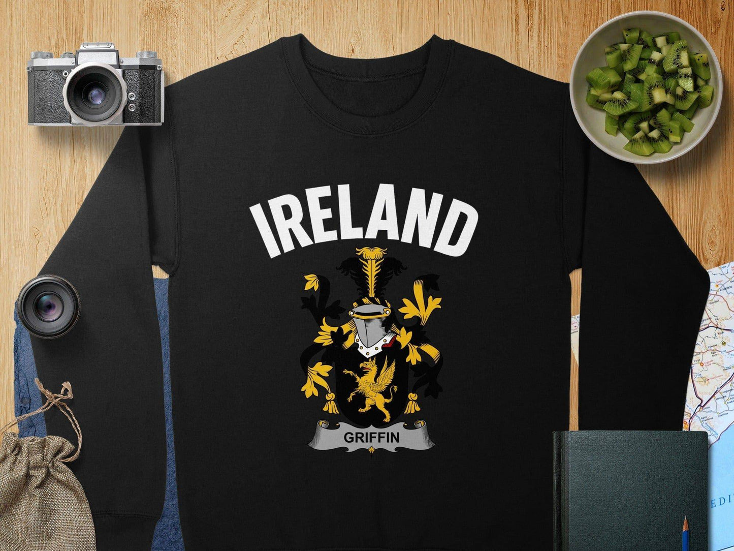 Ireland Griffin Family Crest Design Sweatshirt product