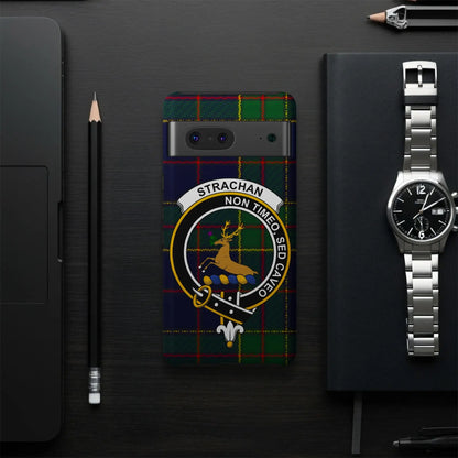 Strachan Non Timeo Sed Caveo Tartan Phone Case