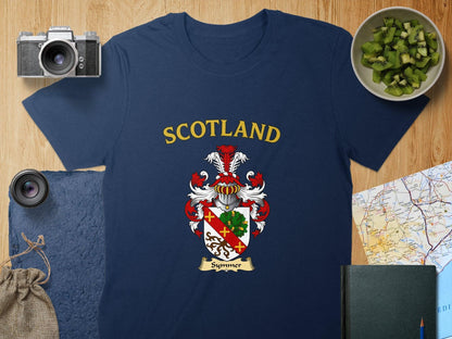 Scotland Surname Crest Graphic T-Shirt product type