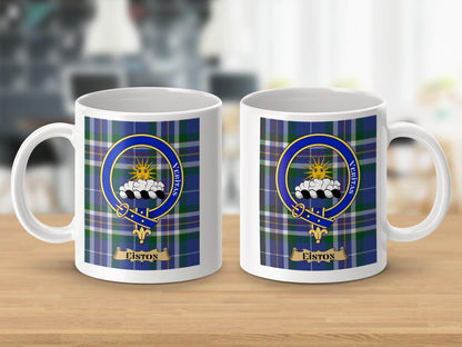 Stylish Scottish Clan Crest Plaid Mug for Unique Gifts - Living Stone Gifts