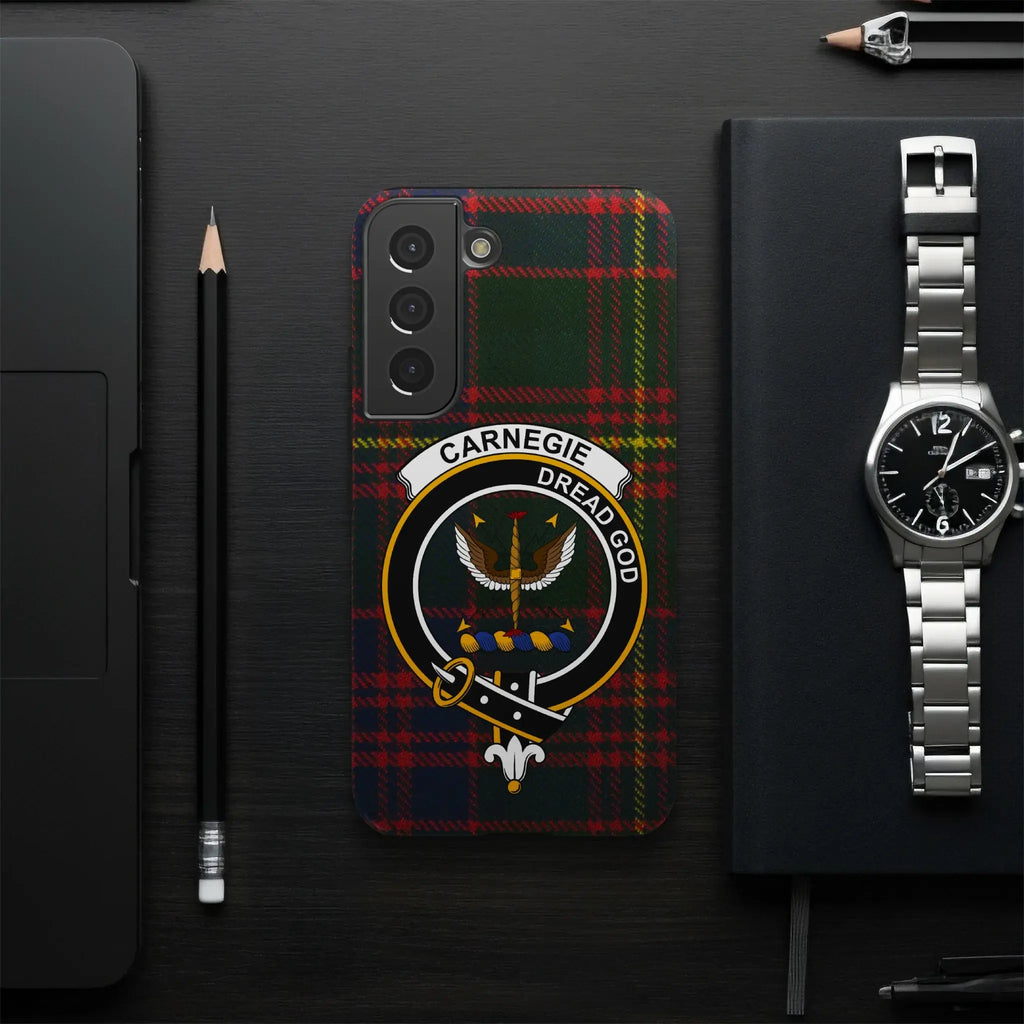 Traditional Carnegie Tartan Crest Phone Case