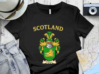 Scotland Family Crest Graphic T-Shirt product type
