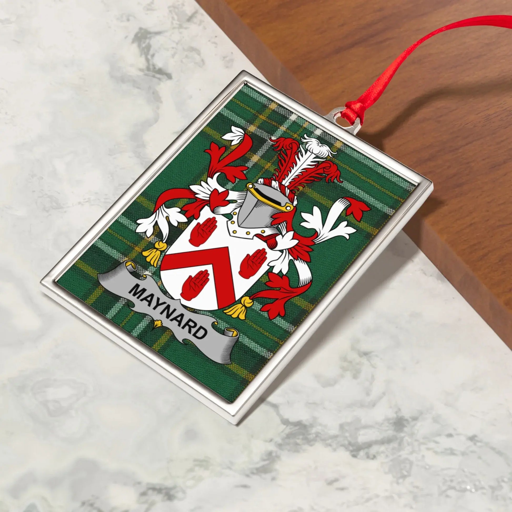 Personalized Family Crest Coat of Arms Ornament product