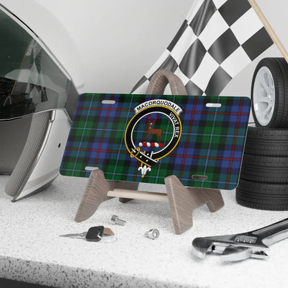 Scottish Tartan Personalized License Plate product