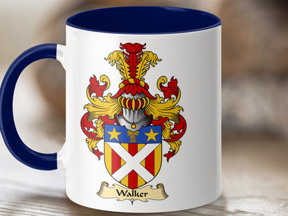 Clan Walker Scottish Coat of Arms Mug - Living Stone Gifts