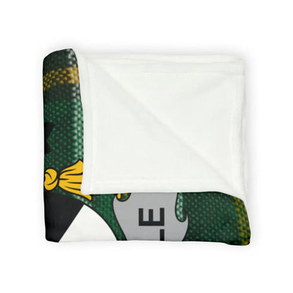 Cozy Green and Yellow Personalized Blanket product