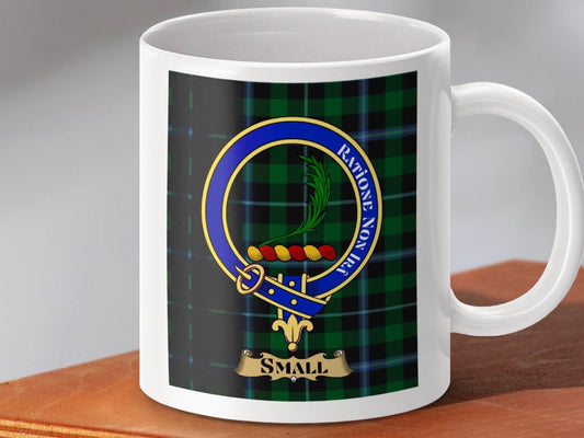 Clan Crest Plaid Coffee Mug Small Size Customizable product