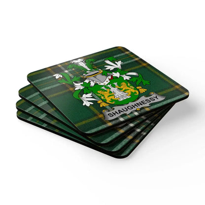 Shaughnessy Scottish Clan Crest Tartan Coasters product