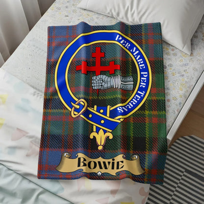 Per Mare Per Terras Bowie Plaid Blanket product