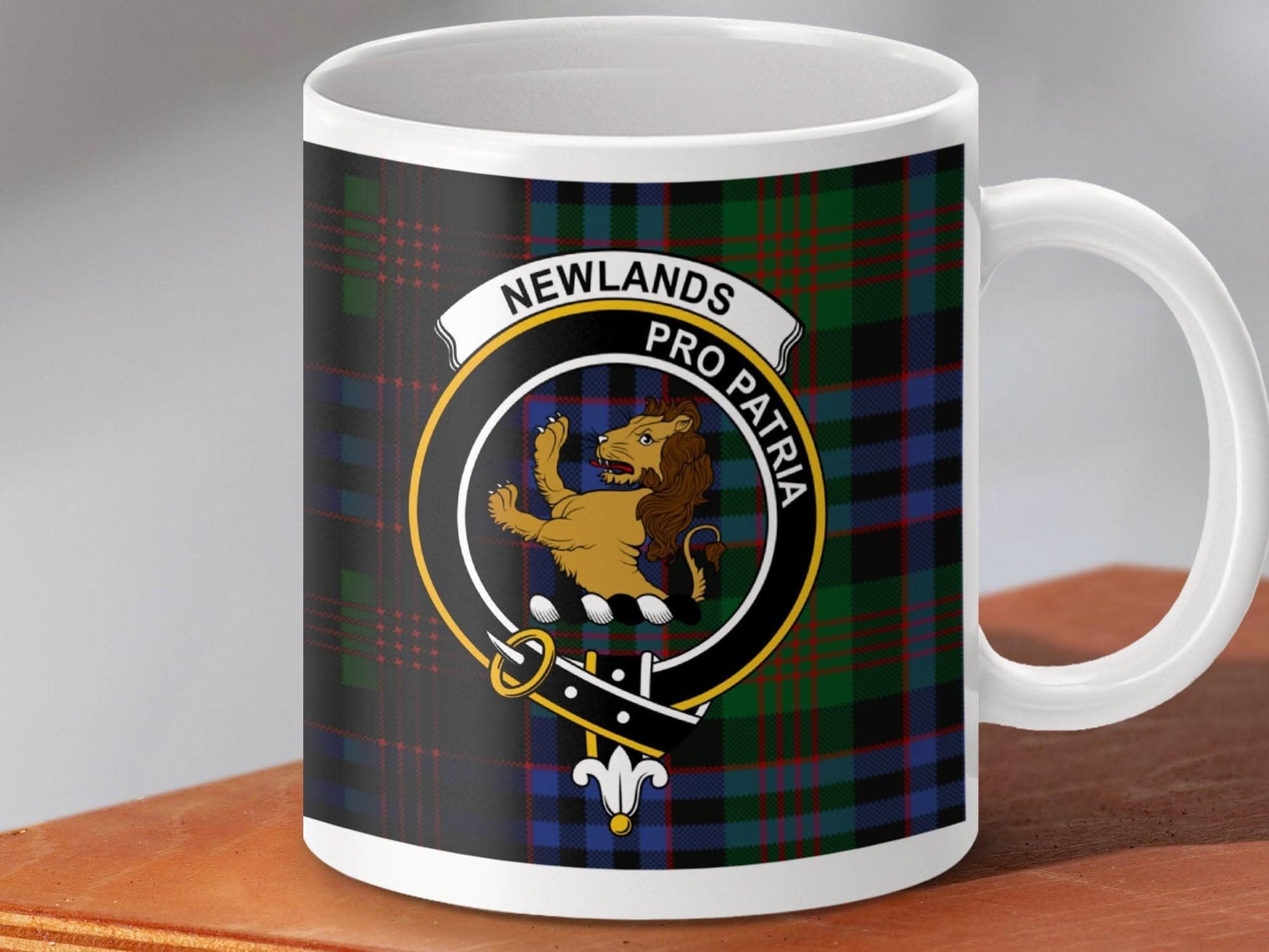 Newlands Pro Patria Tartan Crest Ceramic Mug product