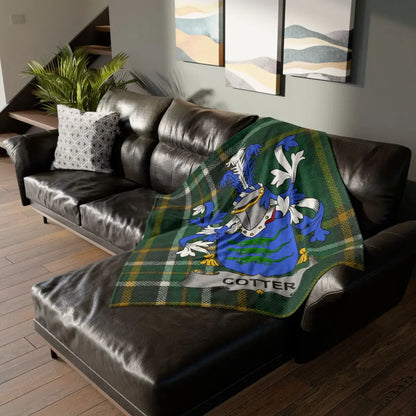 GOTTER Crest Tartan Blanket Cozy Clan Heritage product