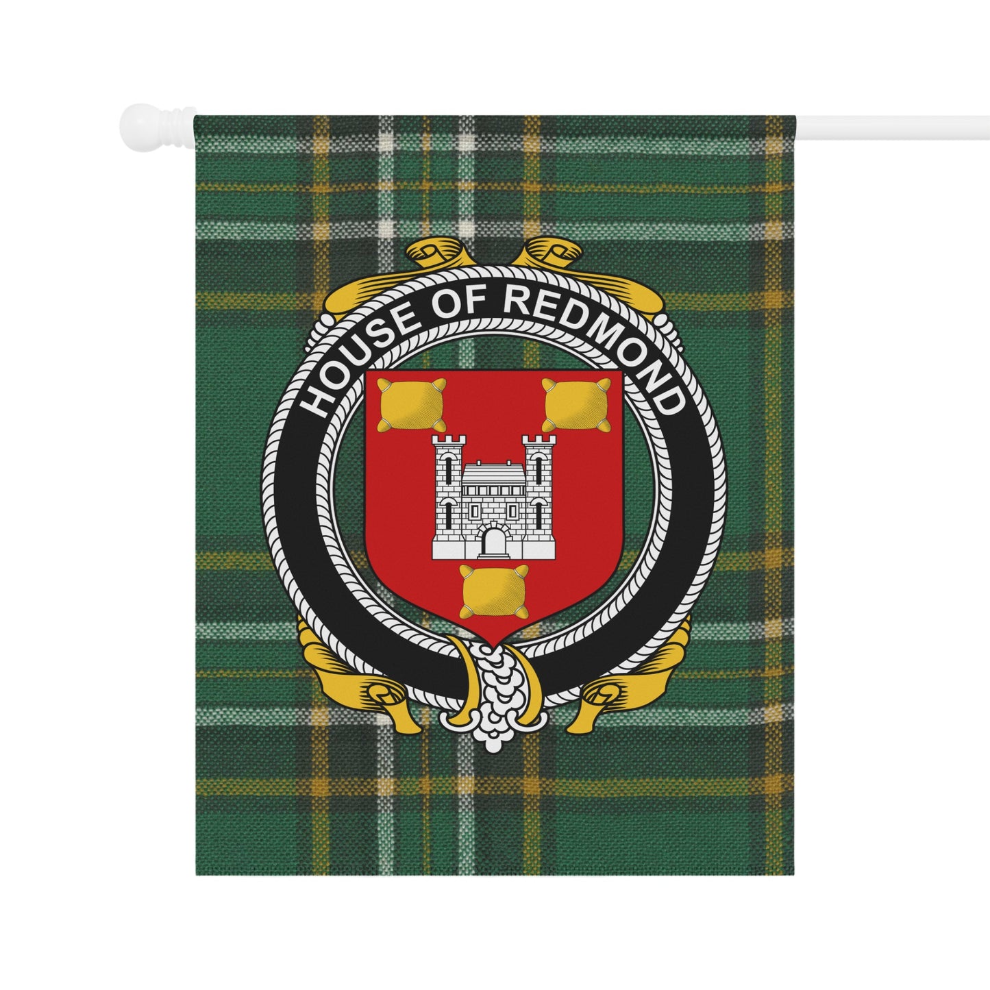 House of Redmond Plaid Design Decorative Flag