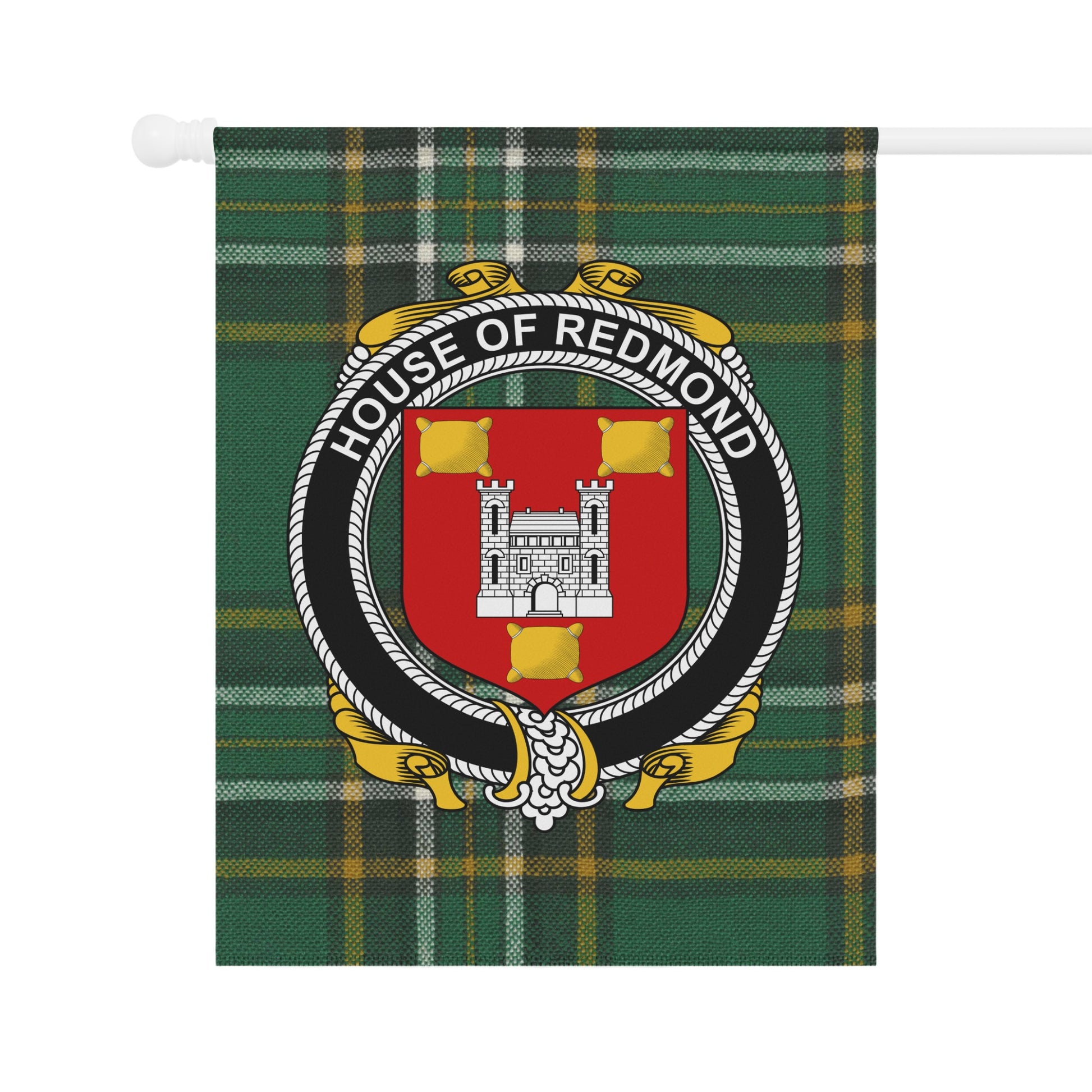 House of Redmond Plaid Design Decorative Flag