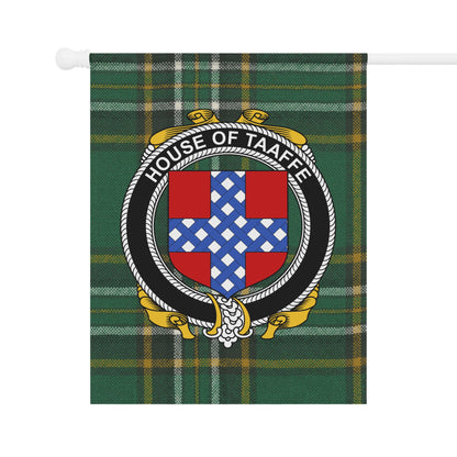 House of Taaffe Plaid Emblem Decorative Flag