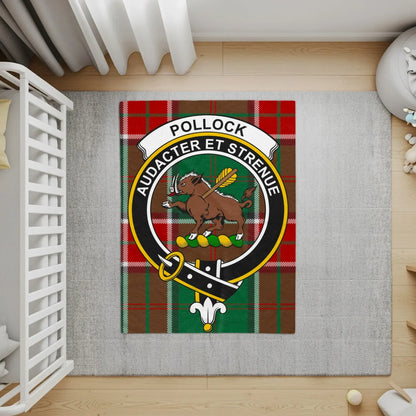 Pollock Audacter et Strenue Clan Emblem Rug Product