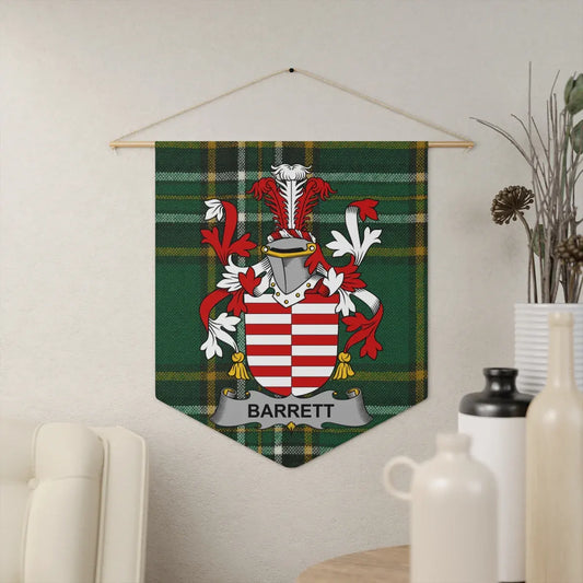 Personalized Barrett Family Crest Wall Hanging product