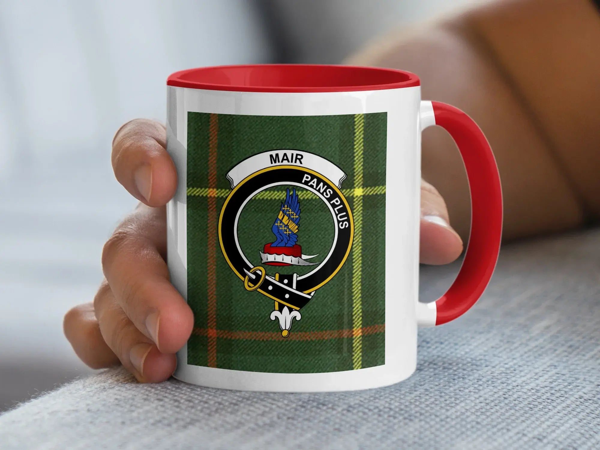 Clan Crest with Motto Mair Pans Plus Ceramic Mug