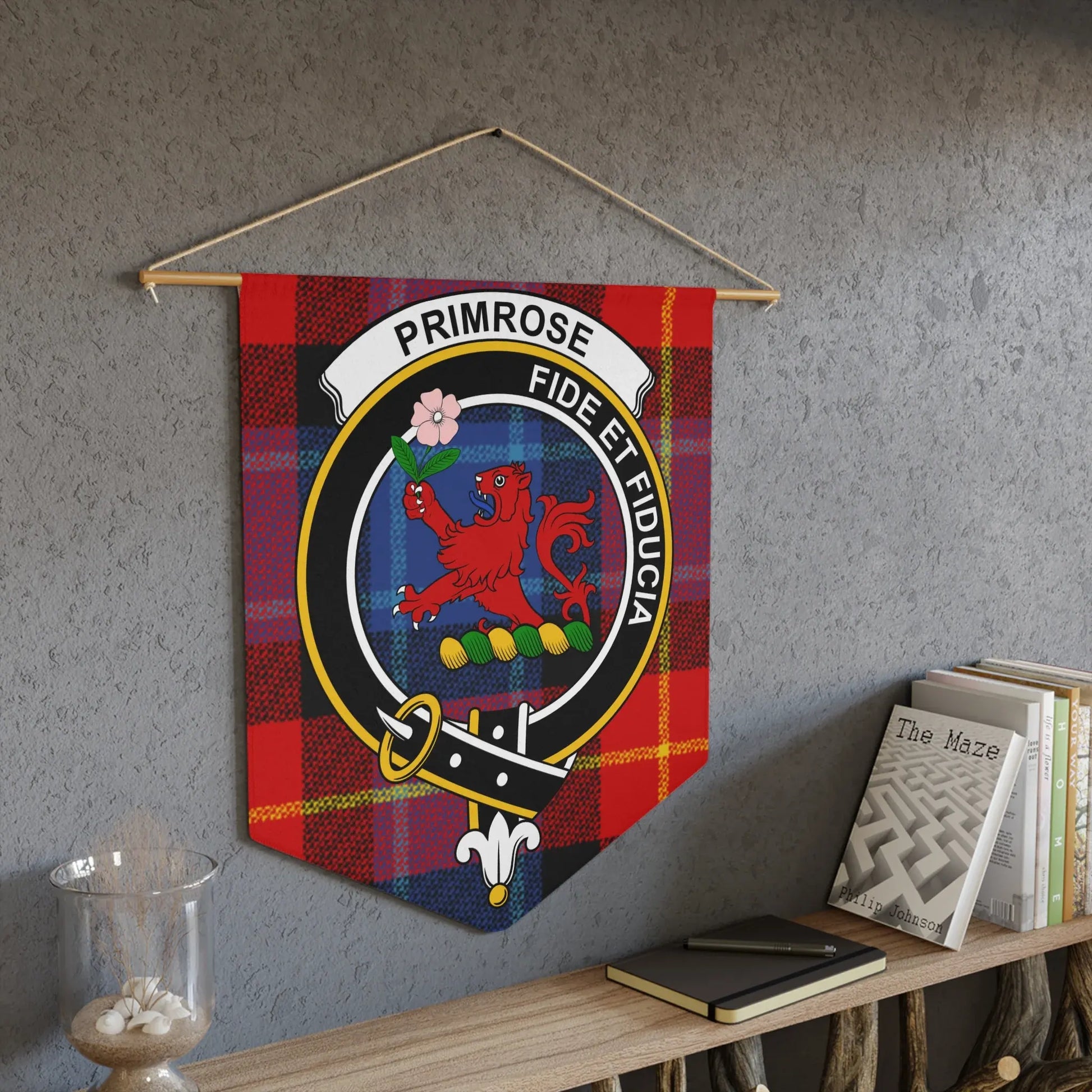 Primrose Fide Et Fiducia Plaid Family Crest product