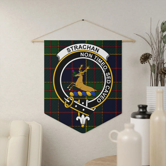 Strachan Non Timeo Sed Caveo Plaid Wall Hang product