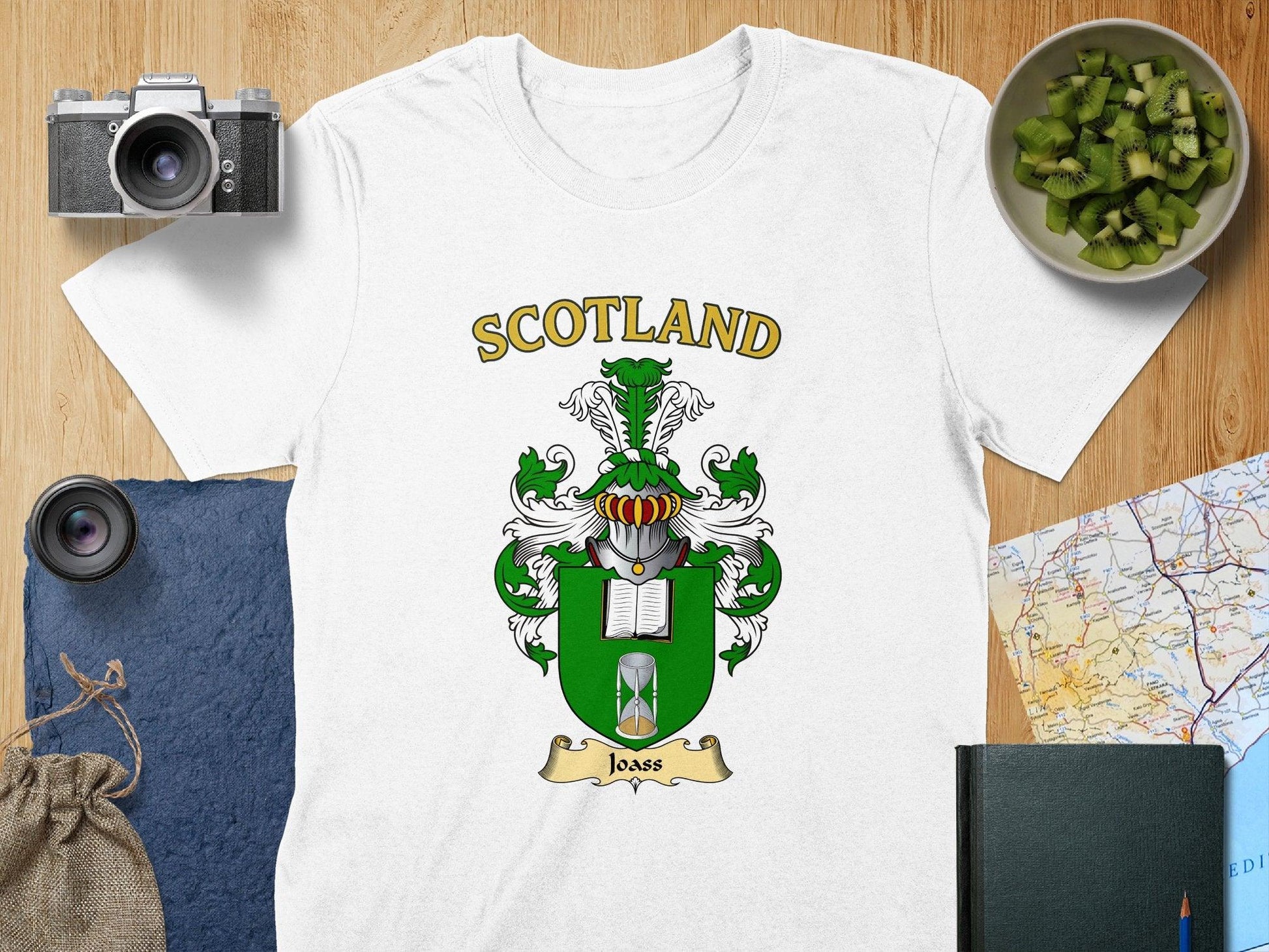 Loass Clan Family Crest Scottish Heritage T-Shirt - Celtic Ancestry Gifts