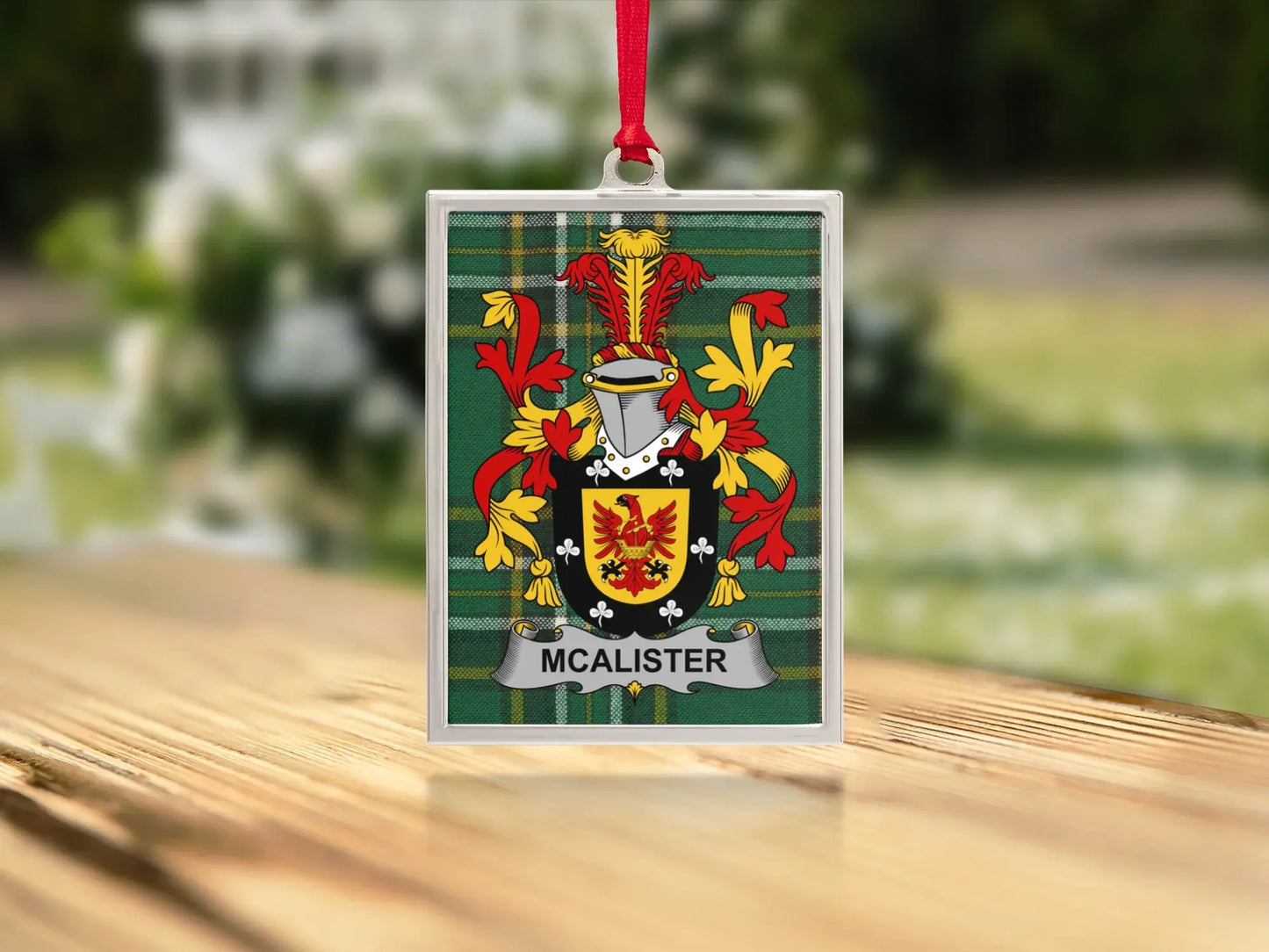 McAlister Family Crest Plaque Decorative Product