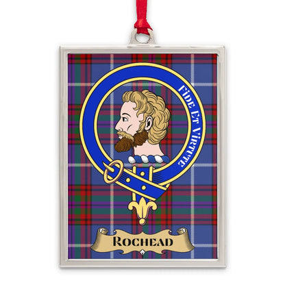 Rochead Family Crest Plaid Background product
