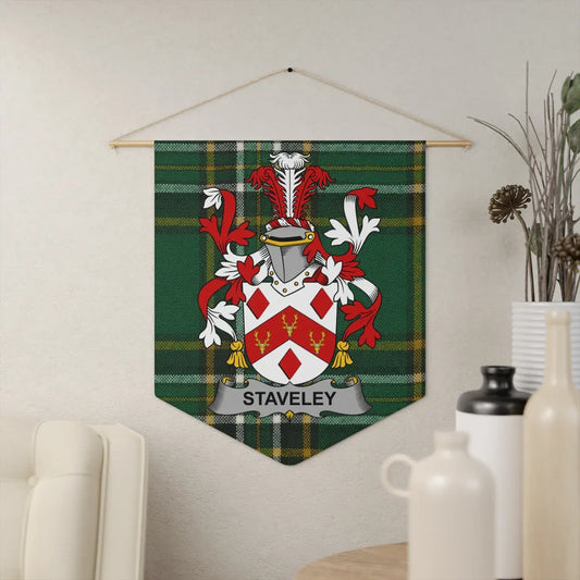 Staveley Family Crest Banner Wall Hanging product type