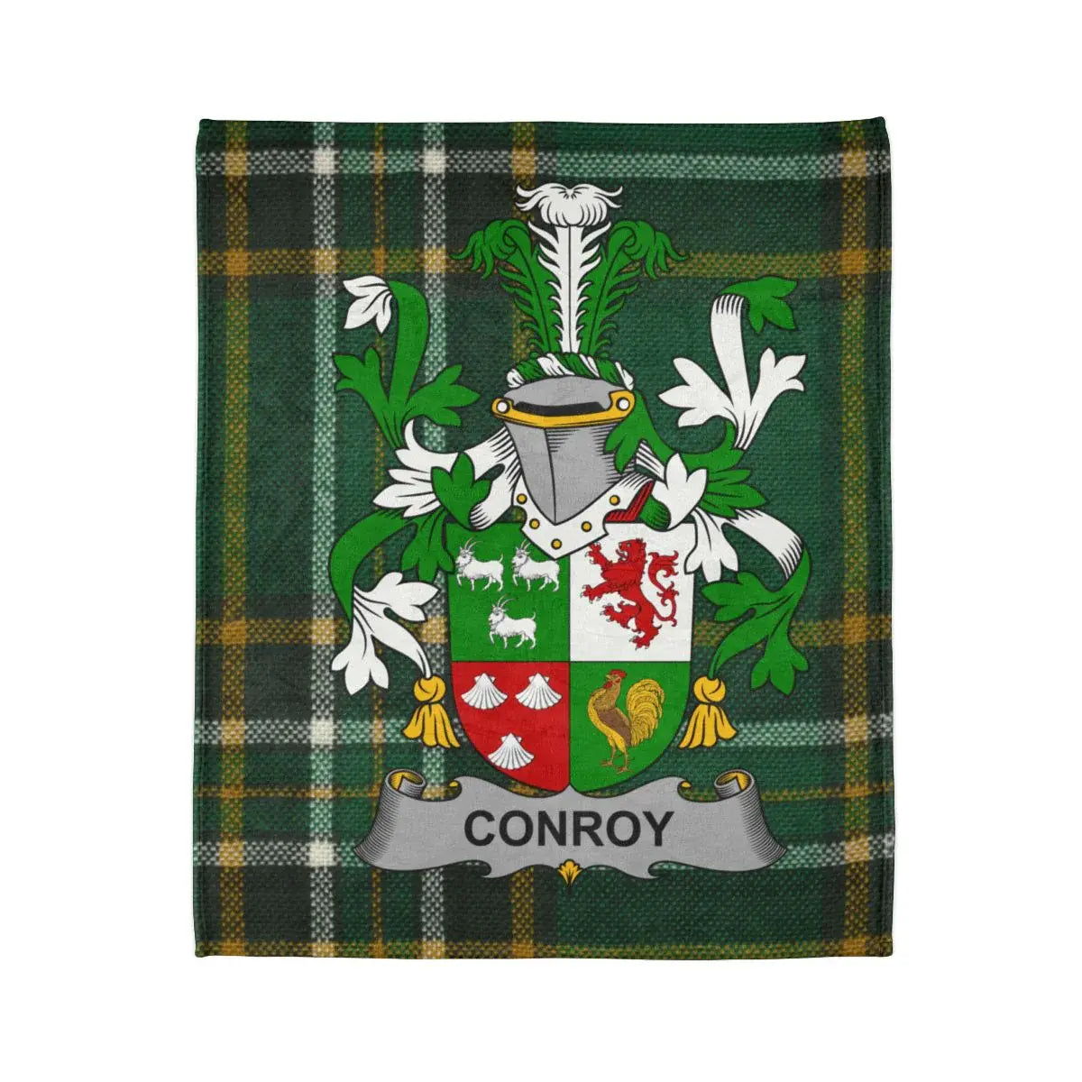 Conroy Clan Green Tartan Plaid Oversized Blanket product