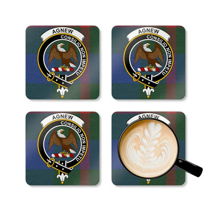 Agnew Scottish Clan Crest Coffee Coaster Set product type