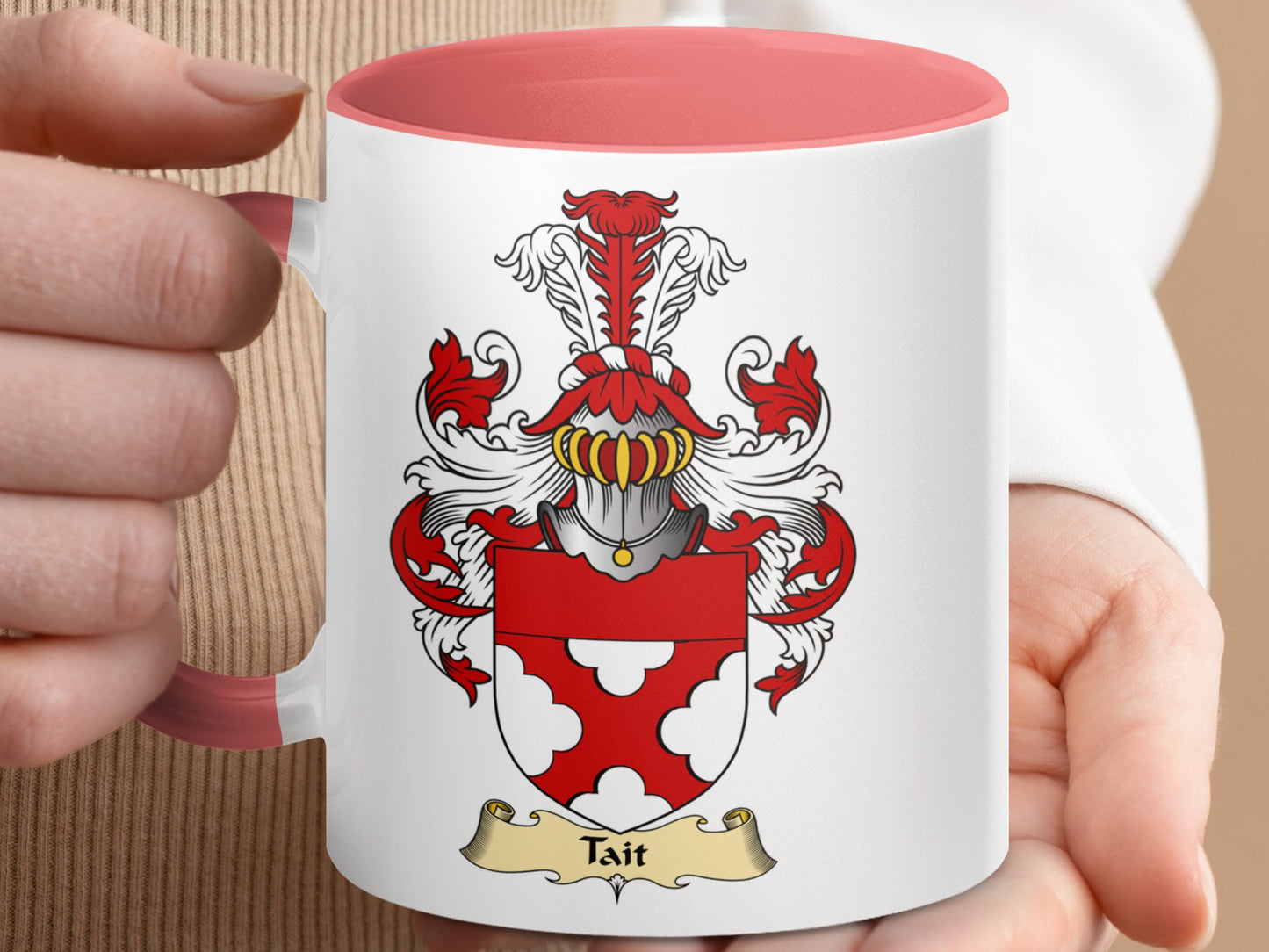 Clan Tait Scottish Coat of Arms Mug - Living Stone Gifts