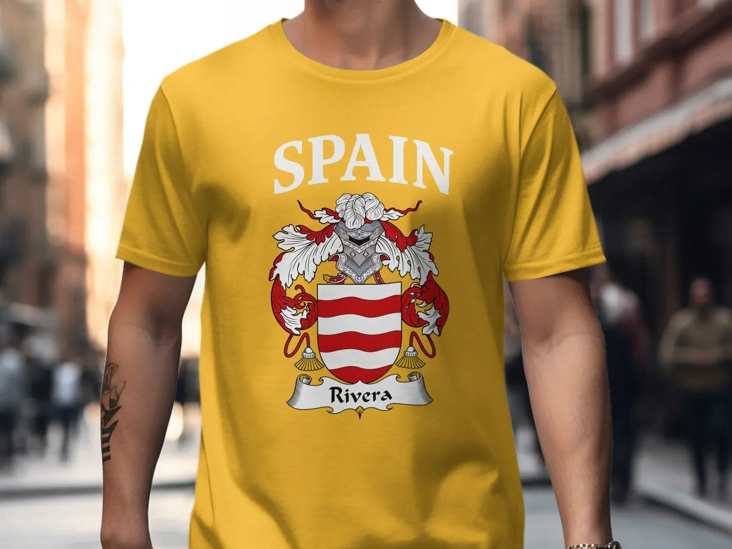 Spain Rivera Family Crest Design T-shirt product