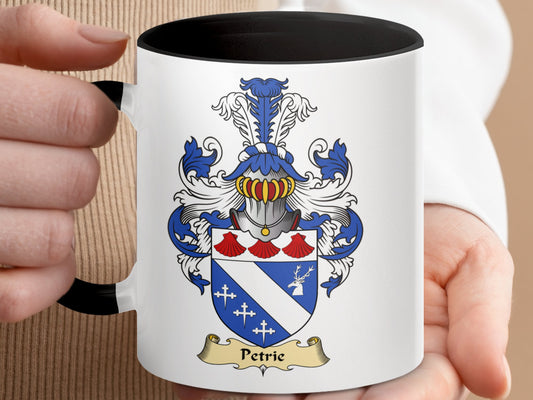 Scottish Clan Surname Coat of Arms Petrie Mug - Living Stone Gifts