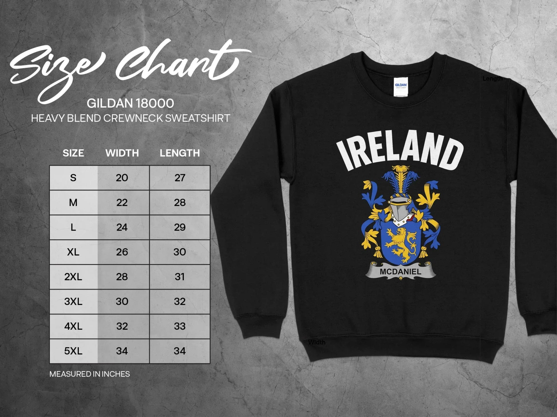 Ireland McDaniel Heavy Blend Crewneck Sweatshirt product