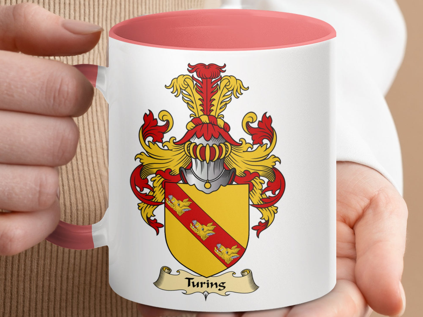 Turing Clan Scottish Coat of Arms Mug - Living Stone Gifts