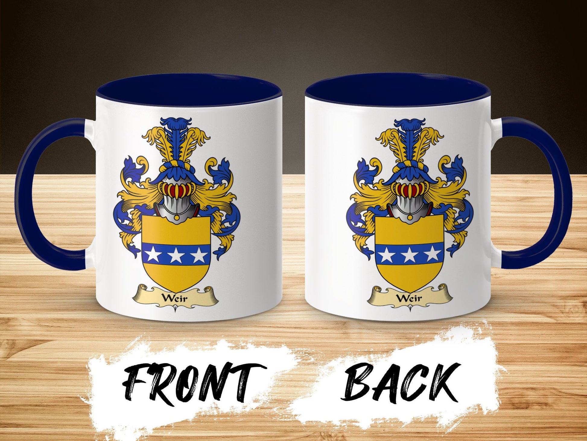 Clan Weir Scottish Coat of Arms Mug - Living Stone Gifts