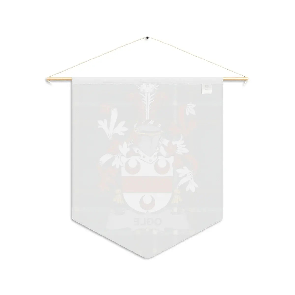 Family Crest Banner with Shield Design product type