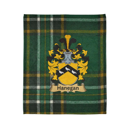 Hanegan Family Crest Plaid Design Blanket product