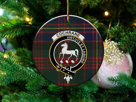 Cochrane Clan Crest Christmas Tree Ornament product