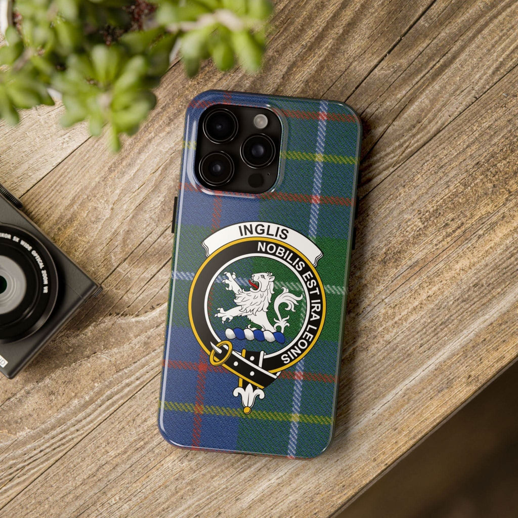 Inglis Clan Scottish Tartan Cell Phone Case - Celtic Ancestry Gifts