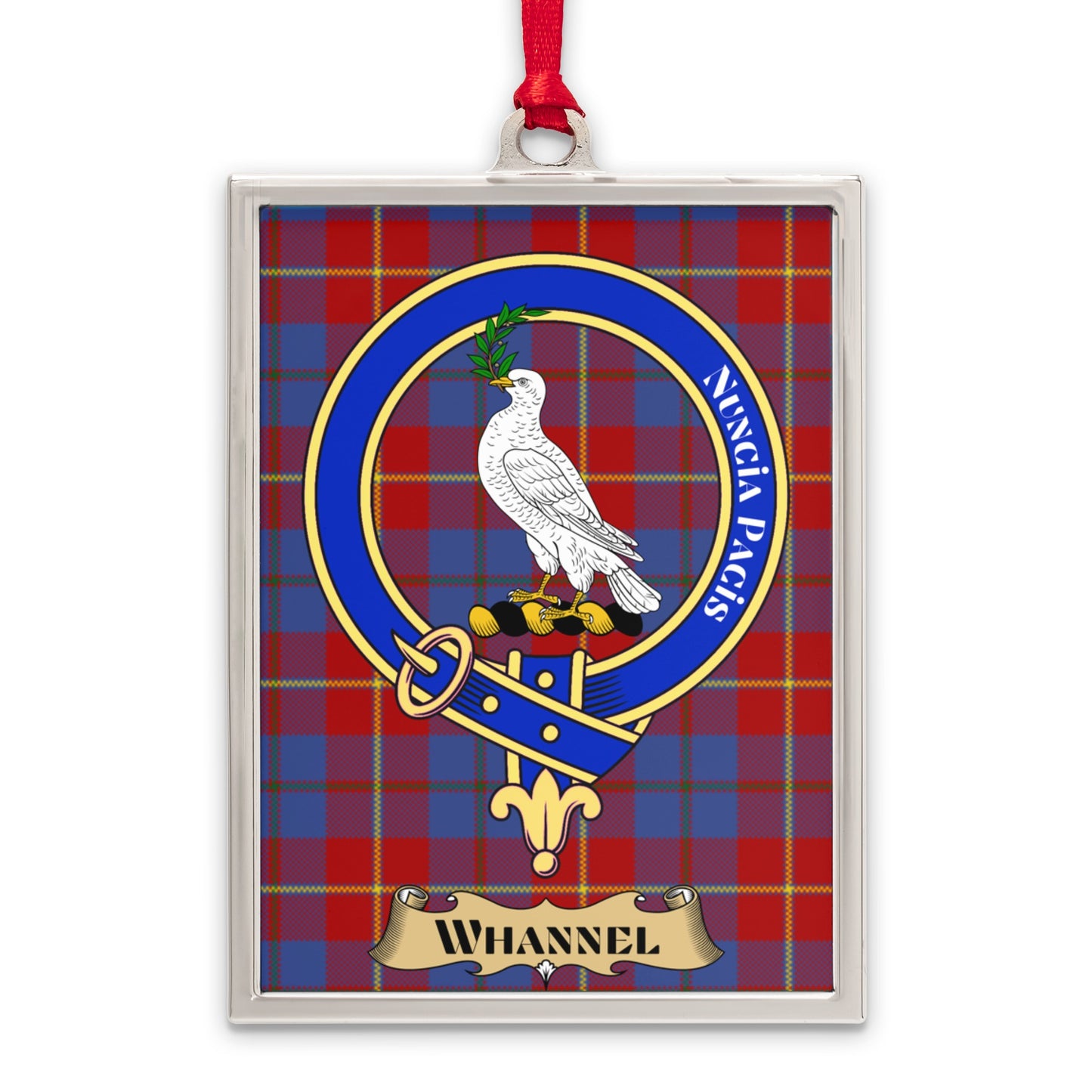 Whannel Tartan Pattern Family Crest Ornament product type
