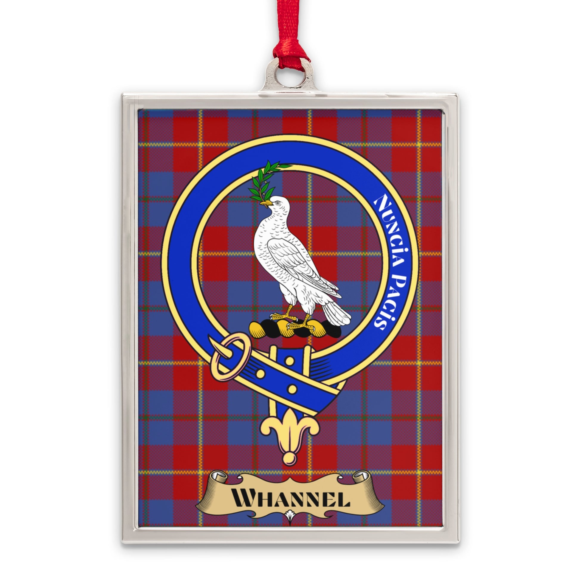 Whannel Tartan Pattern Family Crest Ornament product type