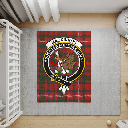 MacKinnon Audentes Fortuna Juvat Tartan Clan Rug product type