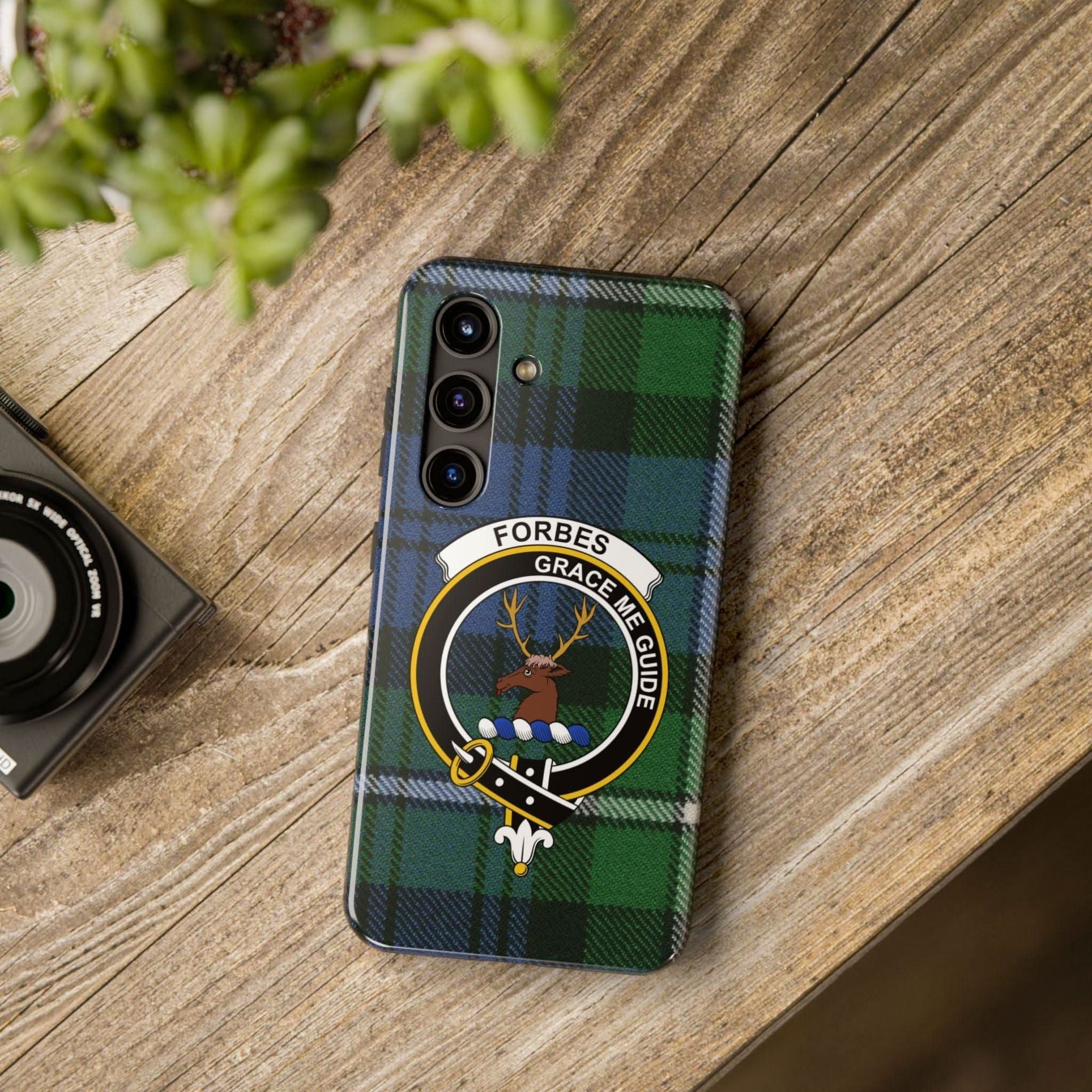 Forbes Clan Scottish Tartan Cell Phone Case - Celtic Ancestry Gifts