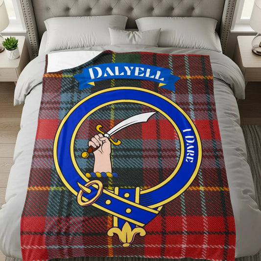 Dalyell I Dare Tartan Bed Blanket product