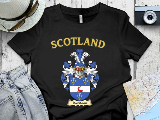 Scotland Davidson Crest Graphic Print T-Shirt product