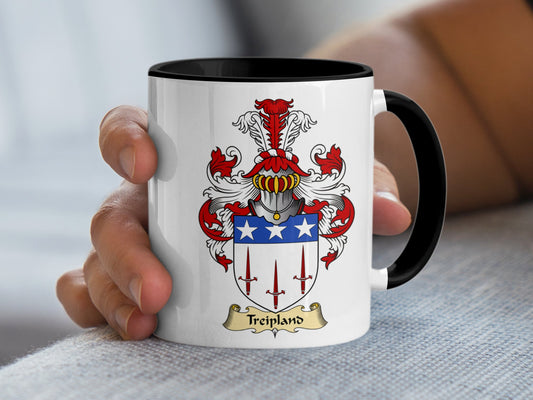 Treipland Scottish Coat of Arms Mug - Living Stone Gifts