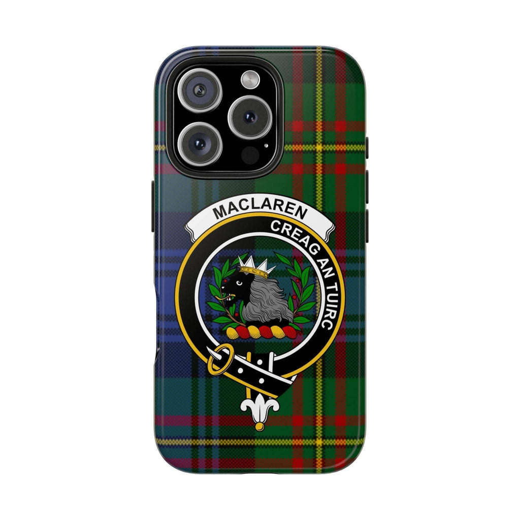 Maclaren Clan Scottish Tartan Cell Phone Case - Celtic Ancestry Gifts