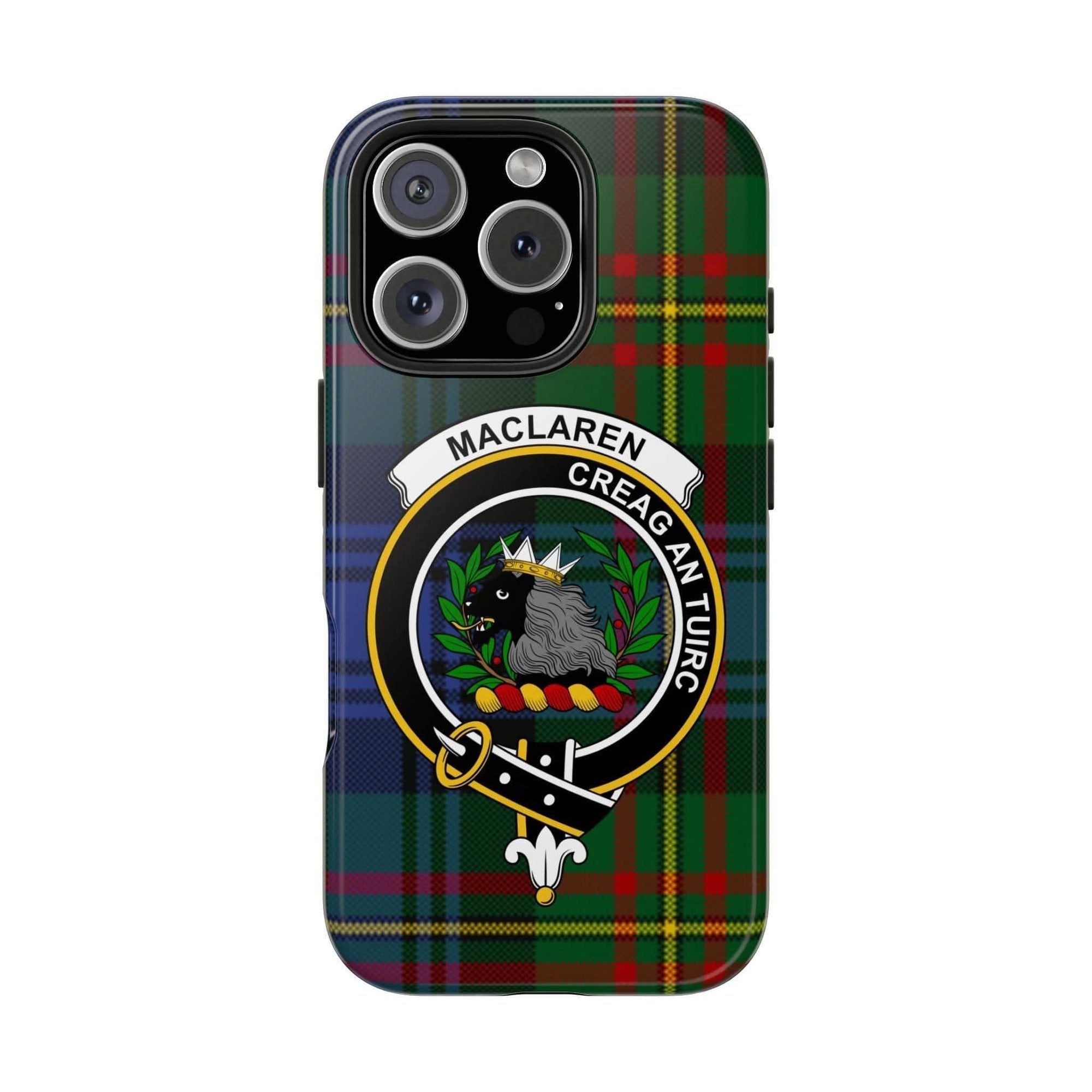 Maclaren Clan Scottish Tartan Cell Phone Case - Celtic Ancestry Gifts