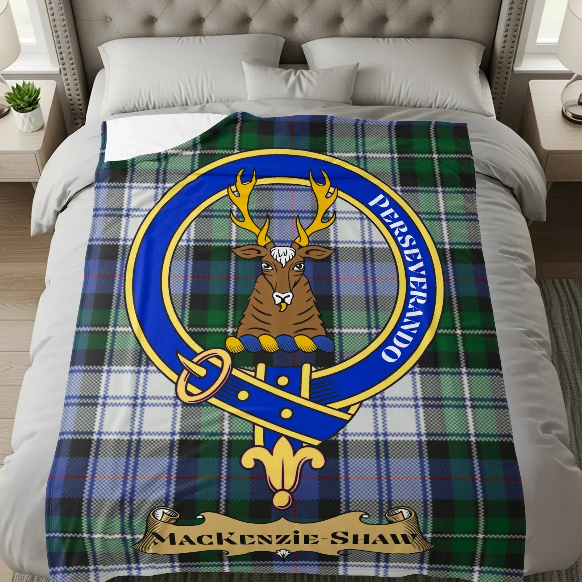 Mackenzie Shaw Perseverando Emblem Blanket product